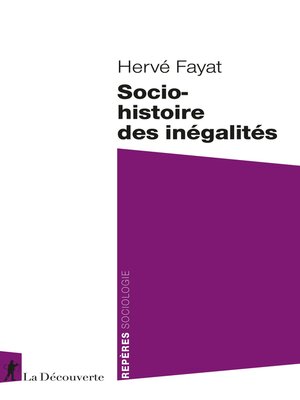cover image of Socio-histoire des inégalités